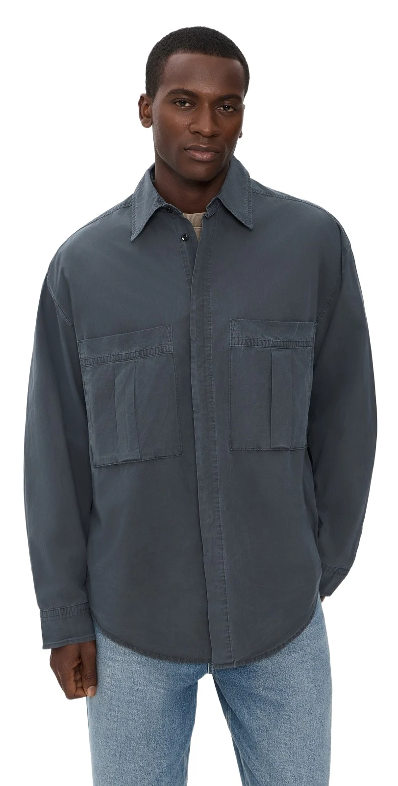 AGOLDE Clark Front Pocket Button Down Shirt