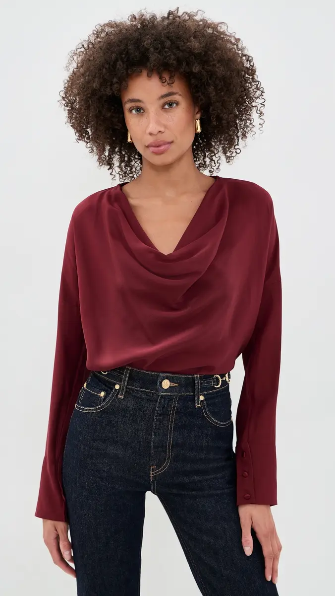 rag & bone Vinnie Silk Blouse | Thumbnail 2