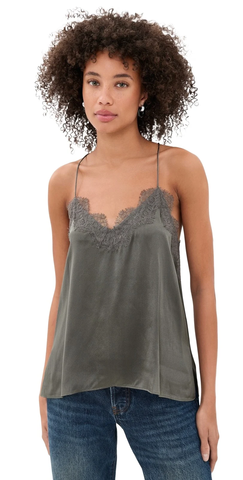 Racer Silk Camisole