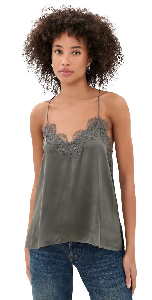 Racer Silk Camisole