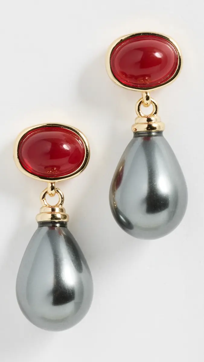 Luv AJ The Theodora Tahitian Pearl Earrings | Thumbnail 2 Luv AJ The Theodora Tahitian Pearl Earrings | Thumbnail 2