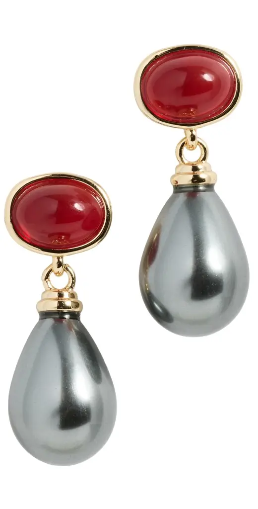 The Theodora Tahitian Pearl Earrings The Theodora Tahitian Pearl Earrings
