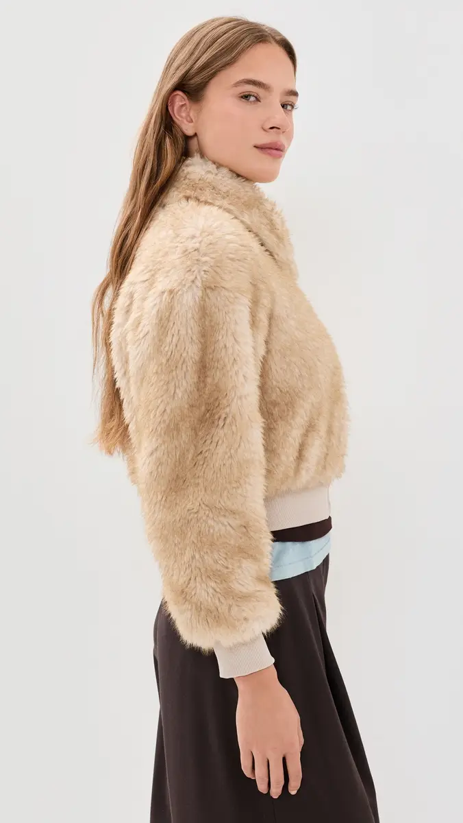 Wayf Nathalie Faux Fur Jacket | Thumbnail 4 Wayf Nathalie Faux Fur Jacket | Thumbnail 4