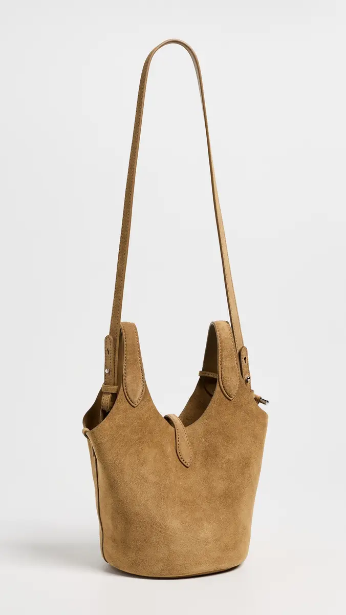 Polo Ralph Lauren Polo Play Small Suede Bucket Bag | Thumbnail 4 Polo Ralph Lauren Polo Play Small Suede Bucket Bag | Thumbnail 4