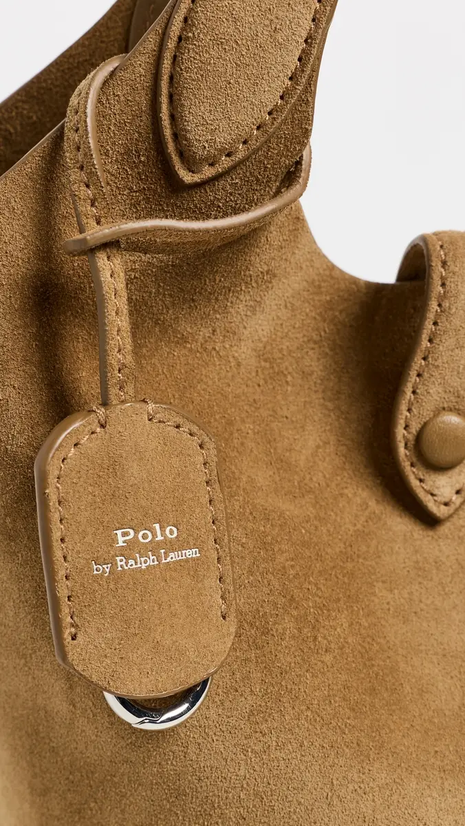 Polo Ralph Lauren Polo Play Small Suede Bucket Bag | Thumbnail 5 Polo Ralph Lauren Polo Play Small Suede Bucket Bag | Thumbnail 5