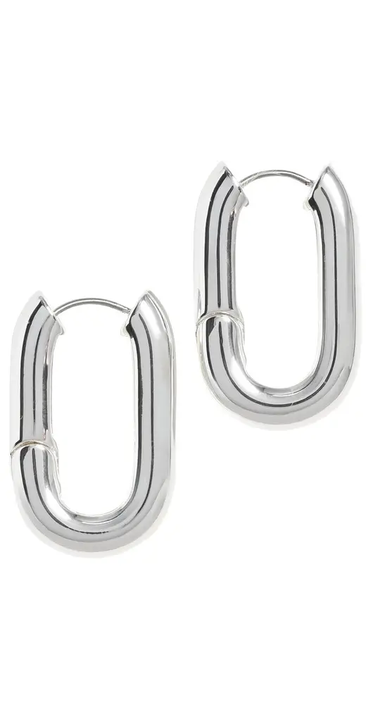 Gorjana Zoey Silver Statement Hoops