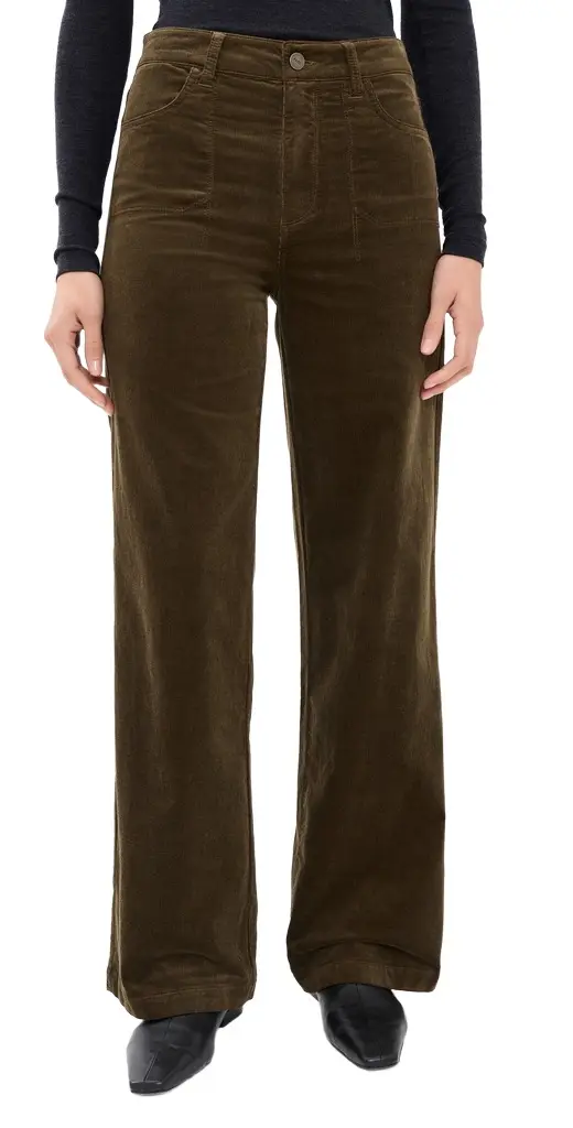 Anessa Utility Stitch Pocket Corduroy Pants Anessa Utility Stitch Pocket Corduroy Pants