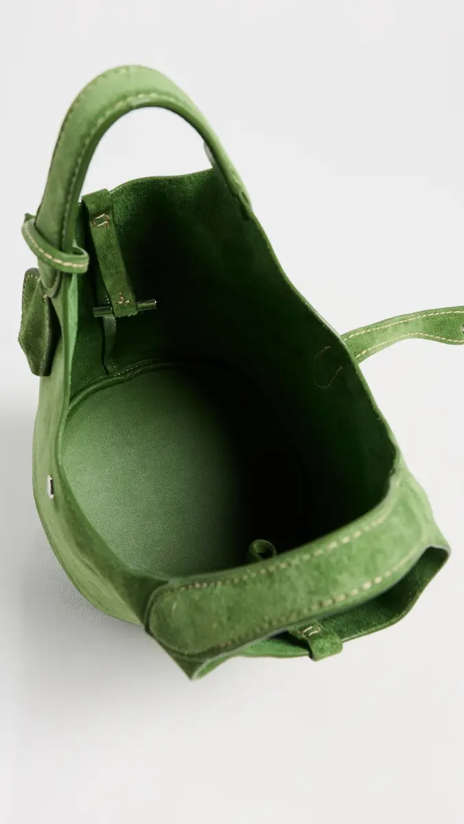 Polo Ralph Lauren Small Suede Poly Crossbody Bag | Thumbnail 6 Polo Ralph Lauren Small Suede Poly Crossbody Bag | Thumbnail 6