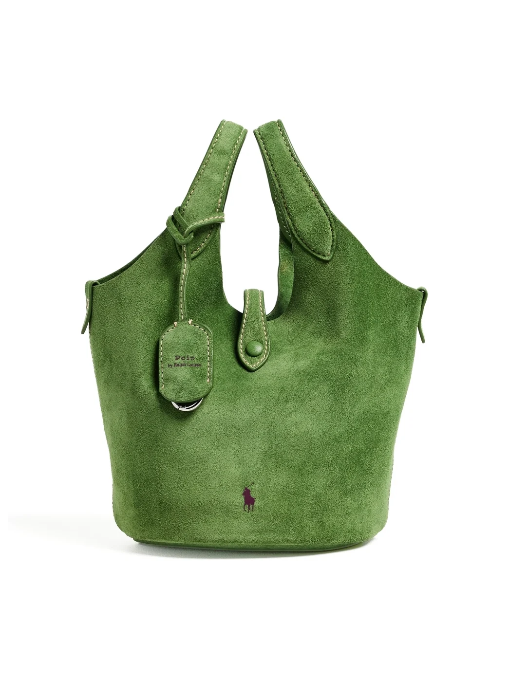 Small Suede Poly Crossbody Bag