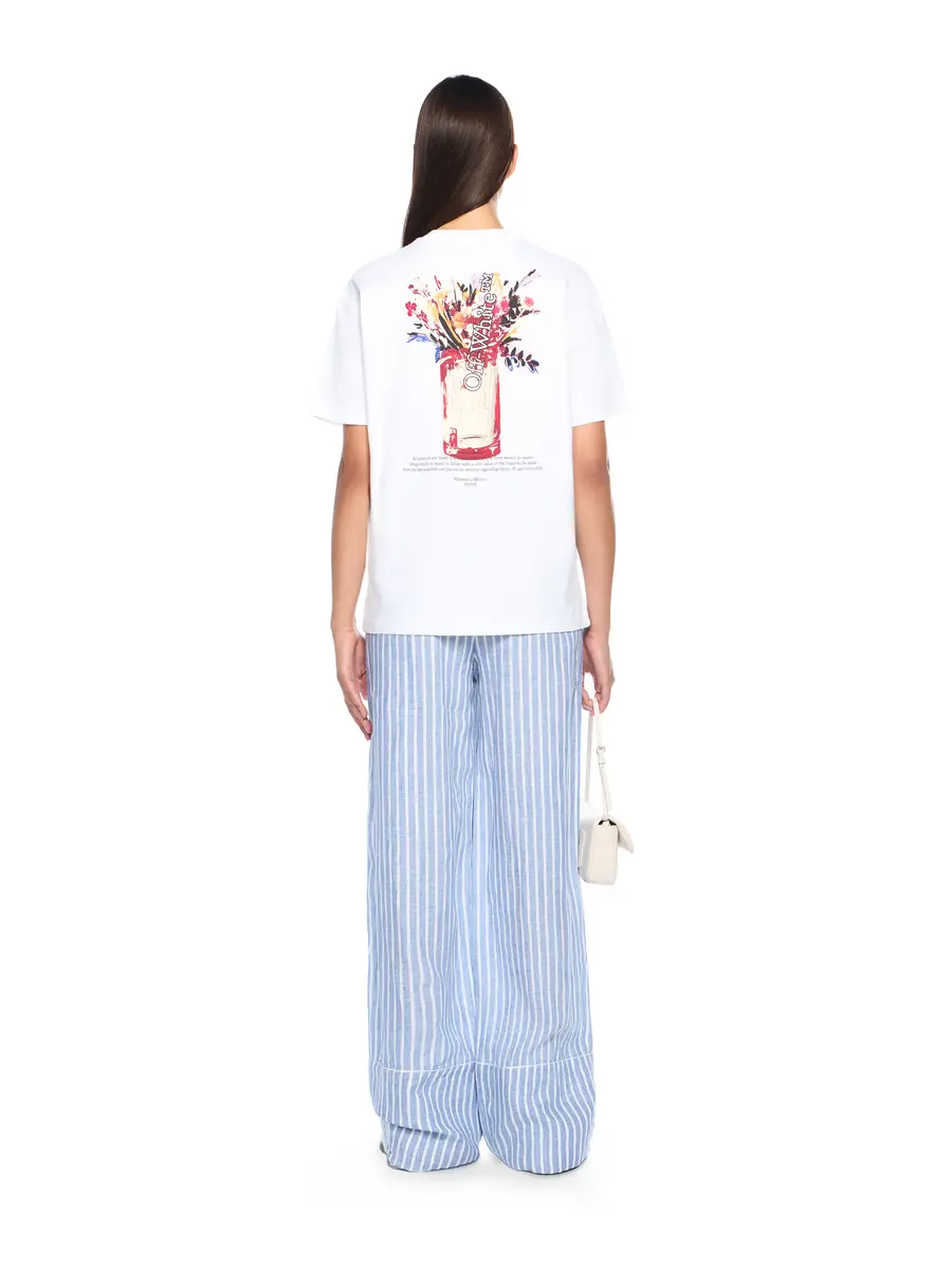 Off-White Flower Vase Regular Logo Tee | Thumbnail 5 Off-White Flower Vase Regular Logo Tee | Thumbnail 5