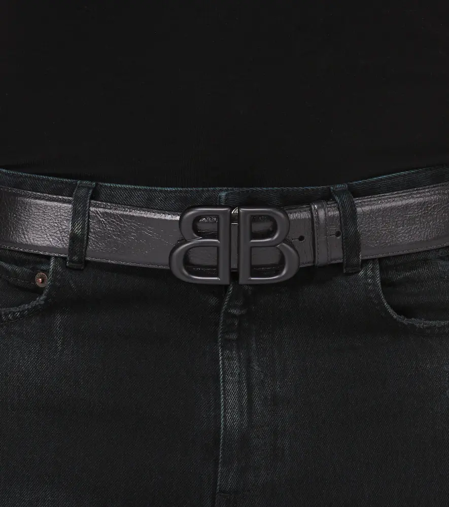 Balenciaga Monaco BB leather belt | Thumbnail 4