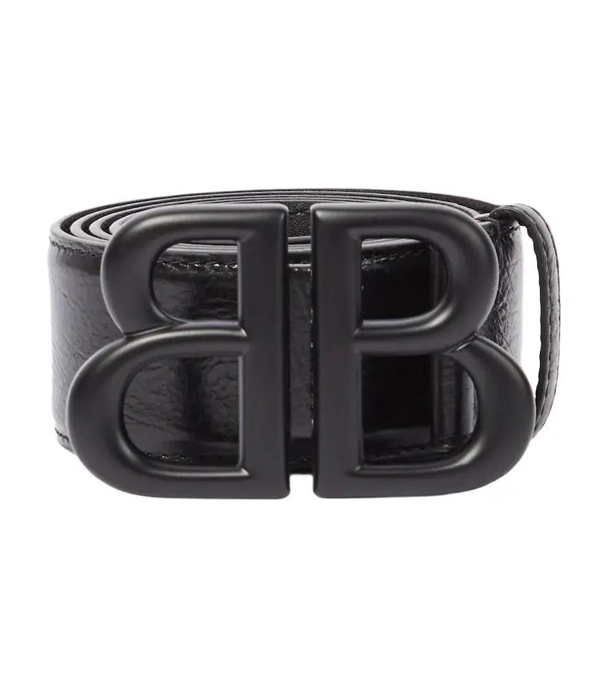 Balenciaga Monaco BB leather belt