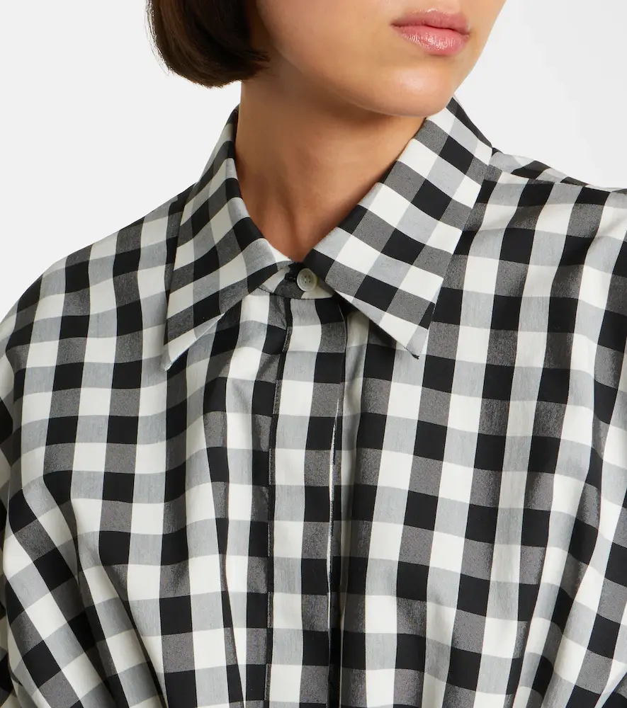 Givenchy Checked cotton-blend shirt dress | Thumbnail 2