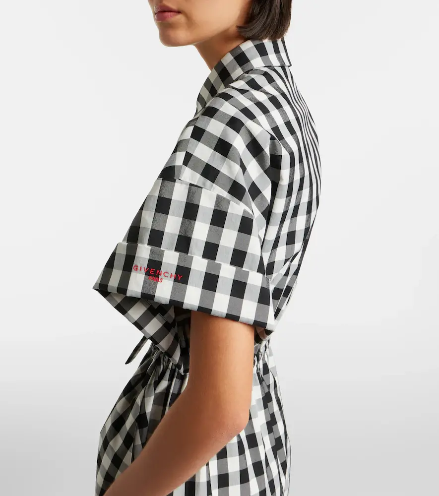 Givenchy Checked cotton-blend shirt dress | Thumbnail 5