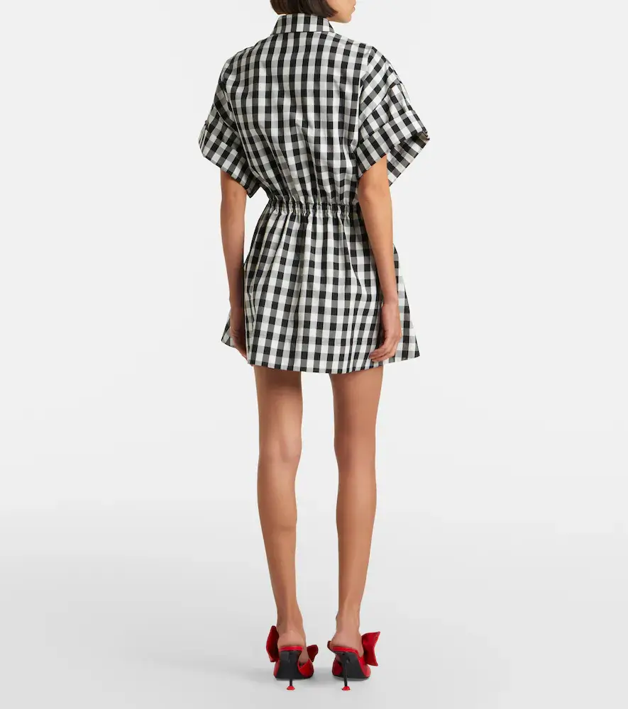Givenchy Checked cotton-blend shirt dress | Thumbnail 6
