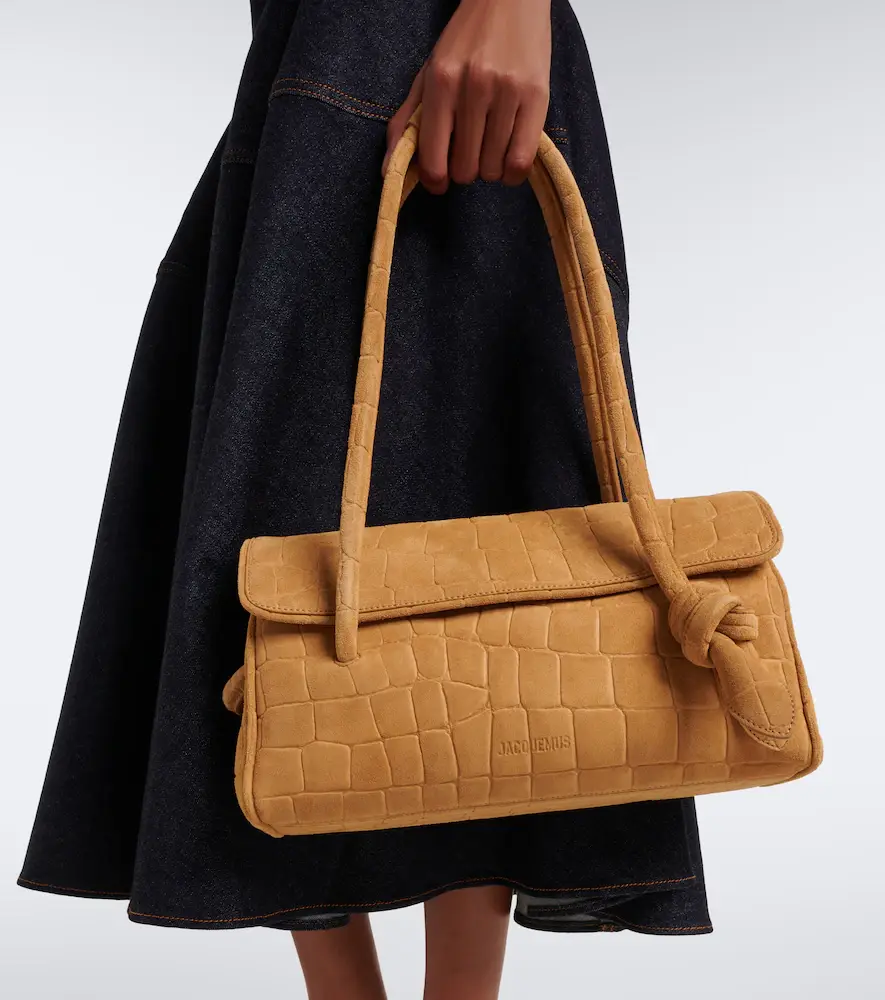 Jacquemus Turismo Long Medium suede shoulder bag | Thumbnail 4 Jacquemus Turismo Long Medium suede shoulder bag | Thumbnail 4