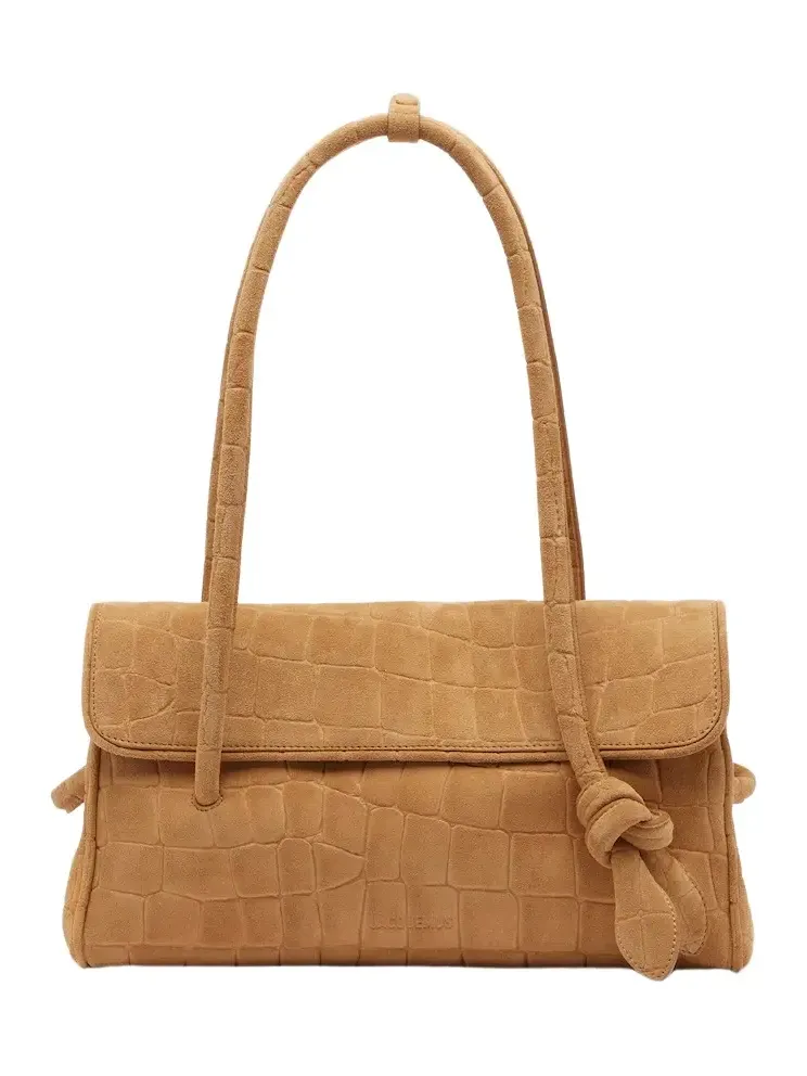 Jacquemus Turismo Long Medium suede shoulder bag
