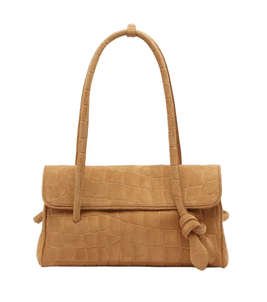 Jacquemus Turismo Long Medium suede shoulder bag