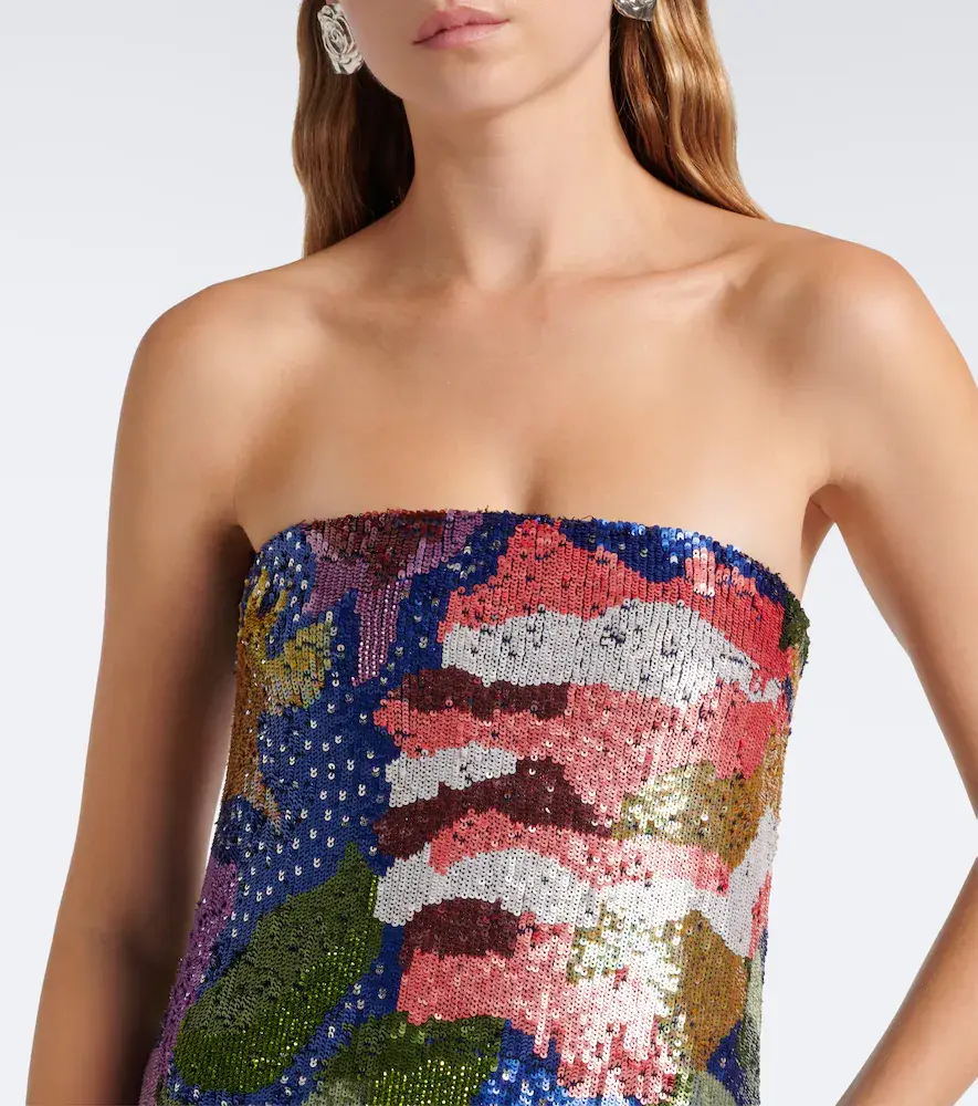 LA FUORI Là Fuori Florentine Garden sequined bustier gown | Thumbnail 5 LA FUORI Là Fuori Florentine Garden sequined bustier gown | Thumbnail 5