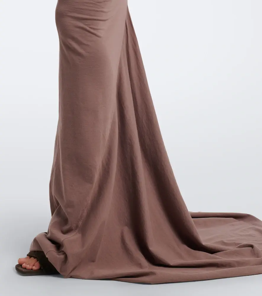 Rick Owens DRKSHDW Simple Edfu cotton jersey gown | Thumbnail 2 Rick Owens DRKSHDW Simple Edfu cotton jersey gown | Thumbnail 2