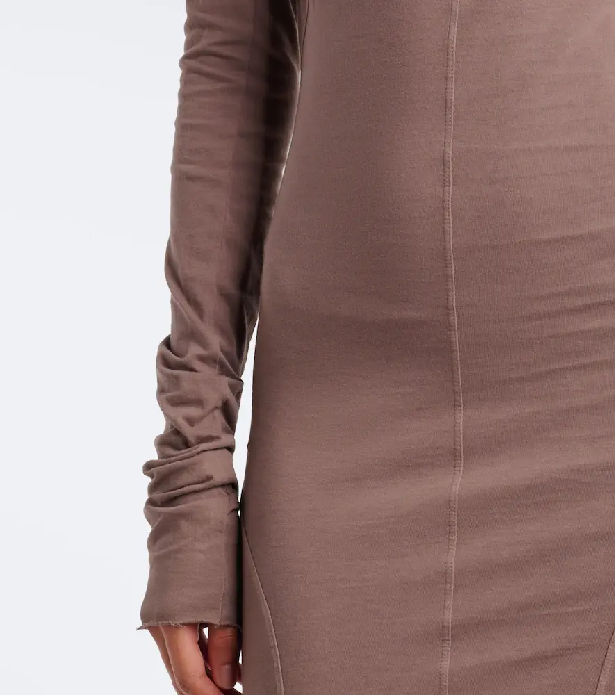 Rick Owens DRKSHDW Simple Edfu cotton jersey gown | Thumbnail 5 Rick Owens DRKSHDW Simple Edfu cotton jersey gown | Thumbnail 5