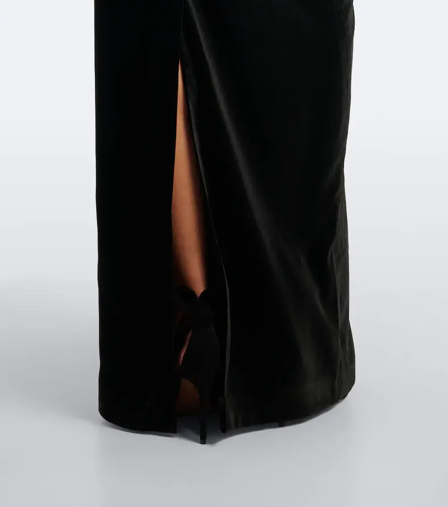 Safiyaa One-shoulder crêpe gown | Thumbnail 2 Safiyaa One-shoulder crêpe gown | Thumbnail 2