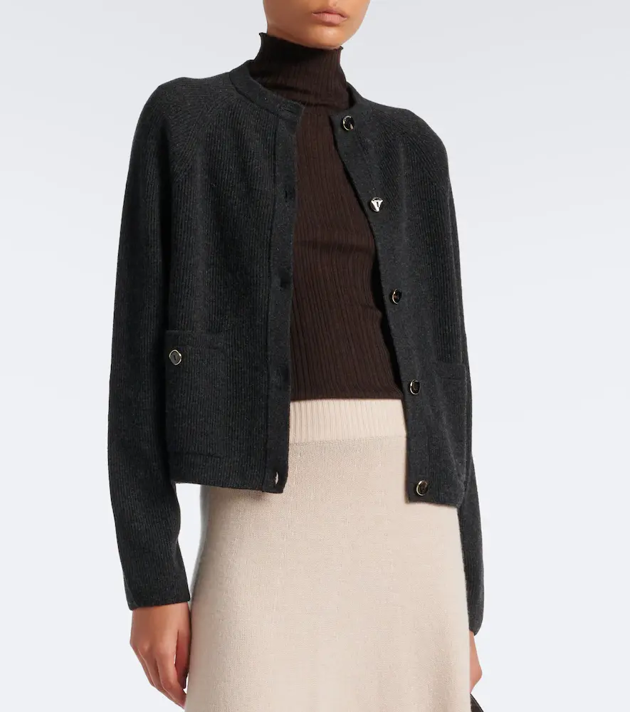 AGNONA Ribbed-knit cashmere cardigan | Thumbnail 3 AGNONA Ribbed-knit cashmere cardigan | Thumbnail 3