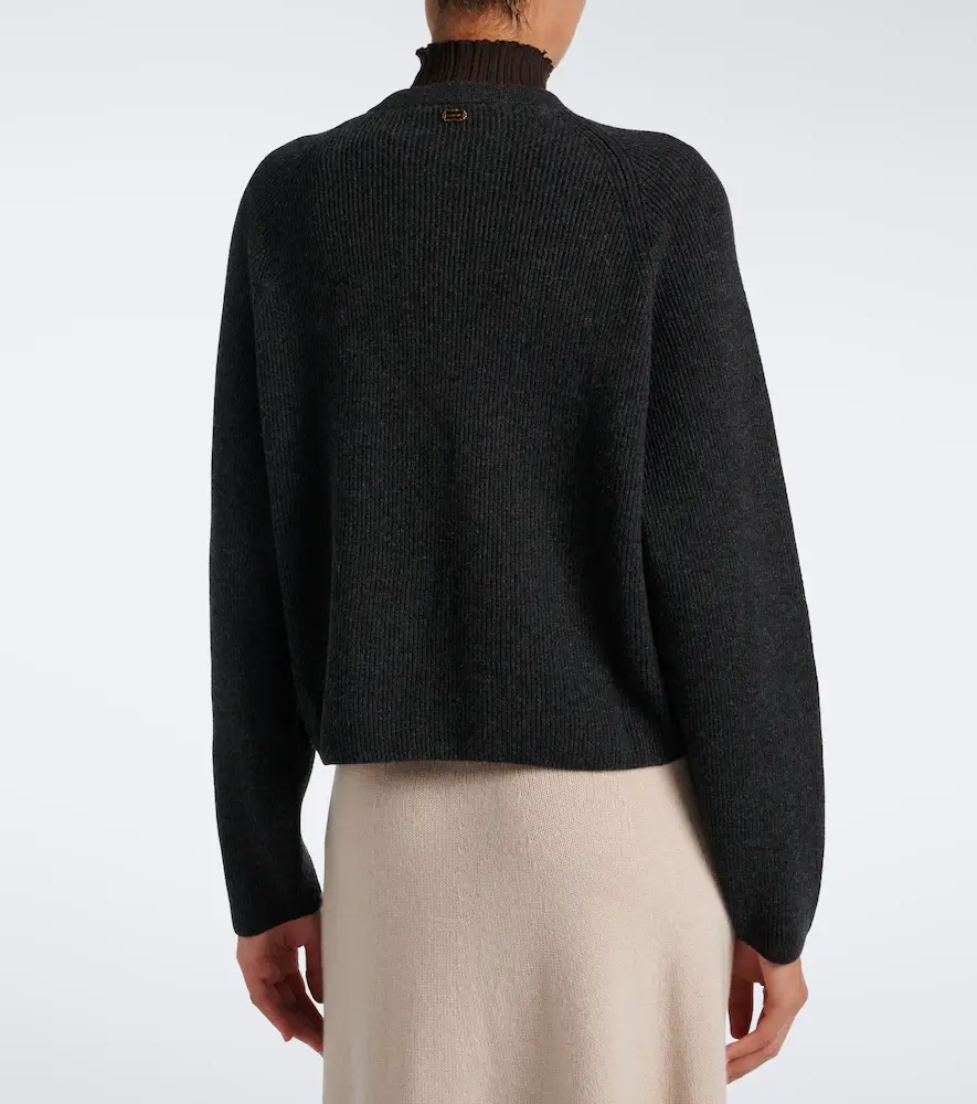 AGNONA Ribbed-knit cashmere cardigan | Thumbnail 4 AGNONA Ribbed-knit cashmere cardigan | Thumbnail 4