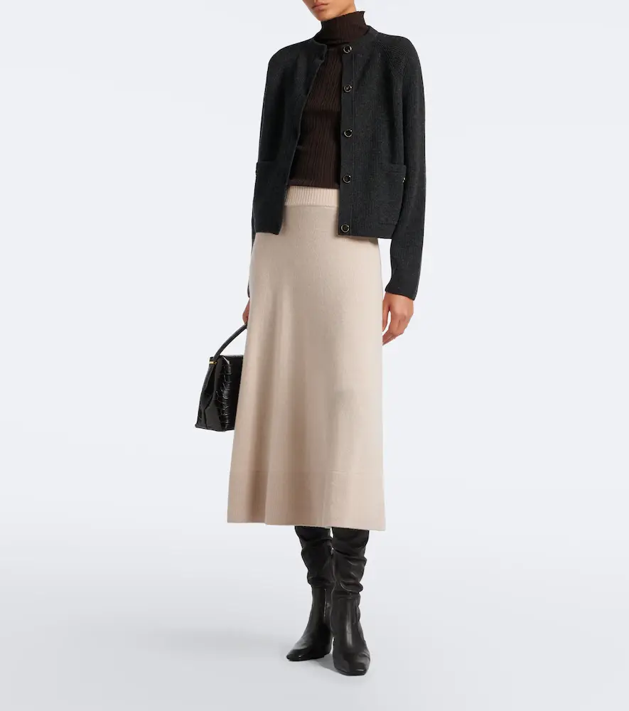 AGNONA Ribbed-knit cashmere cardigan | Thumbnail 5 AGNONA Ribbed-knit cashmere cardigan | Thumbnail 5