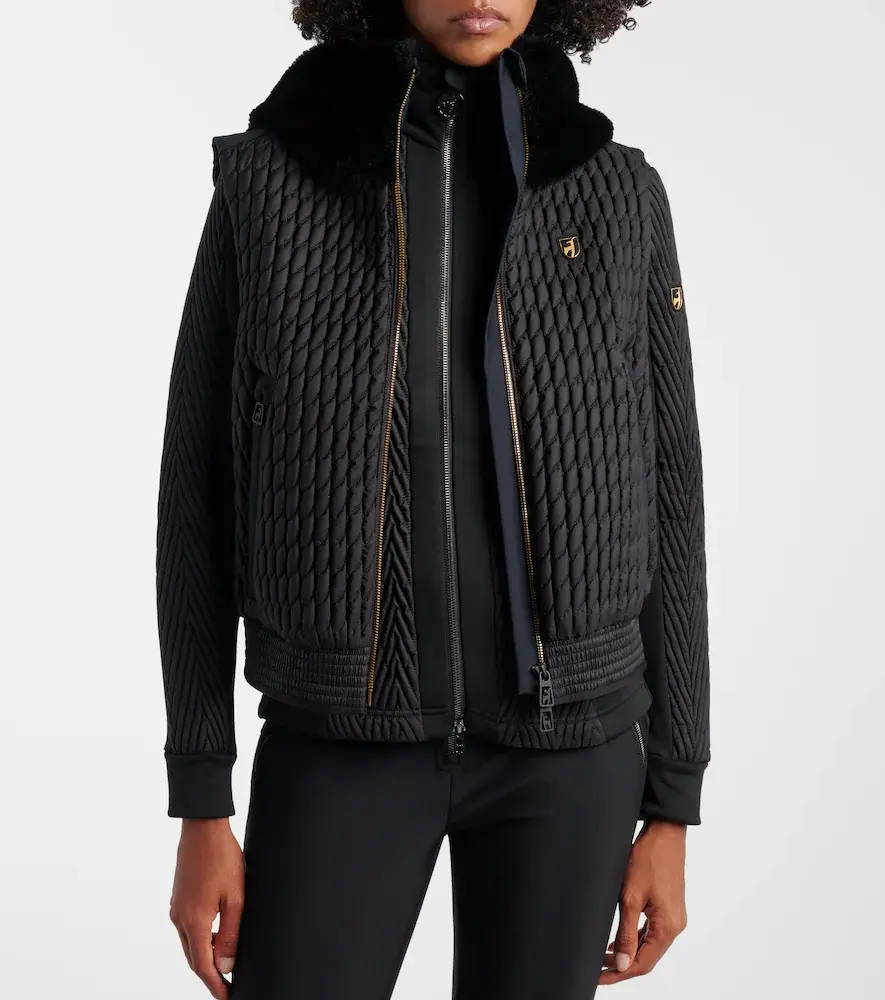 Toni Sailer Flora hooded teddy-trimmed ski vest | Thumbnail 3 Toni Sailer Flora hooded teddy-trimmed ski vest | Thumbnail 3