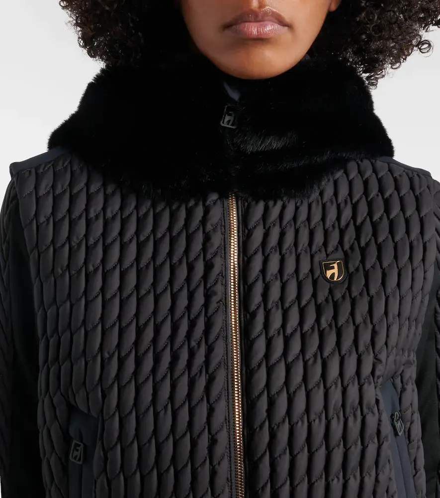 Toni Sailer Flora hooded teddy-trimmed ski vest | Thumbnail 4 Toni Sailer Flora hooded teddy-trimmed ski vest | Thumbnail 4