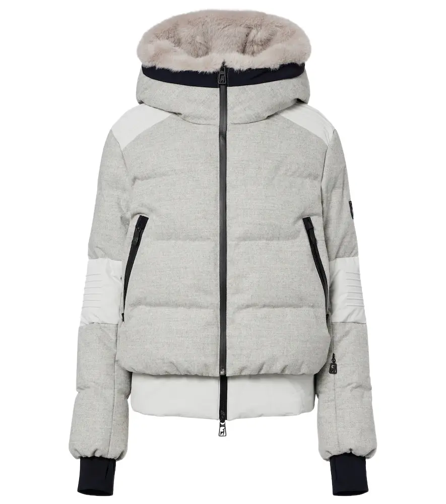 Sasha hooded ski jacket