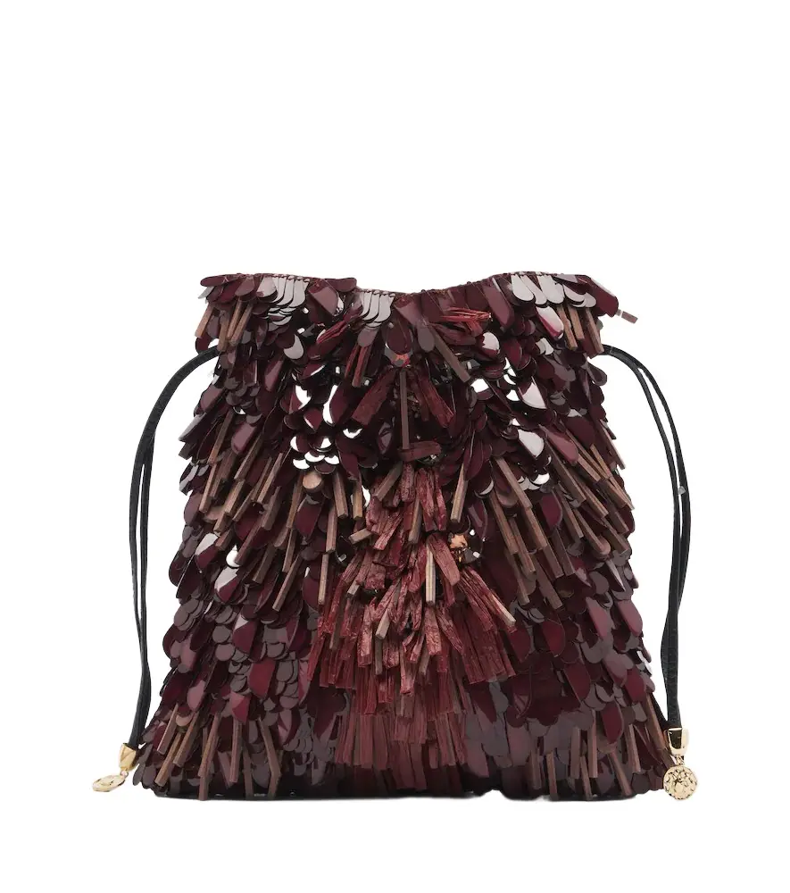 Dustbag embellished pouch Dustbag embellished pouch