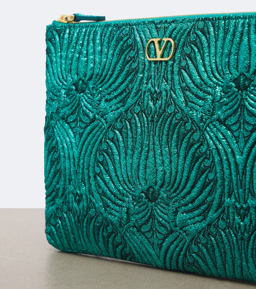 Valentino Garavani VLogo Small jacquard pouch | Thumbnail 3