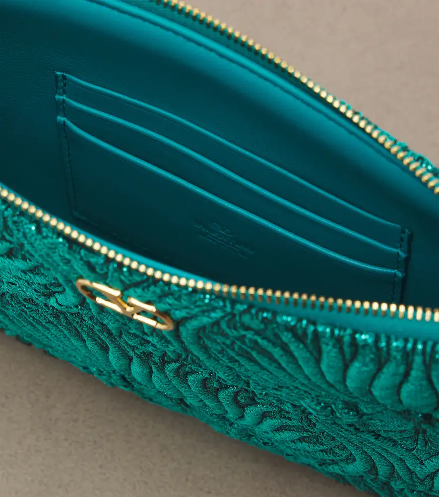 Valentino Garavani VLogo Small jacquard pouch | Thumbnail 4