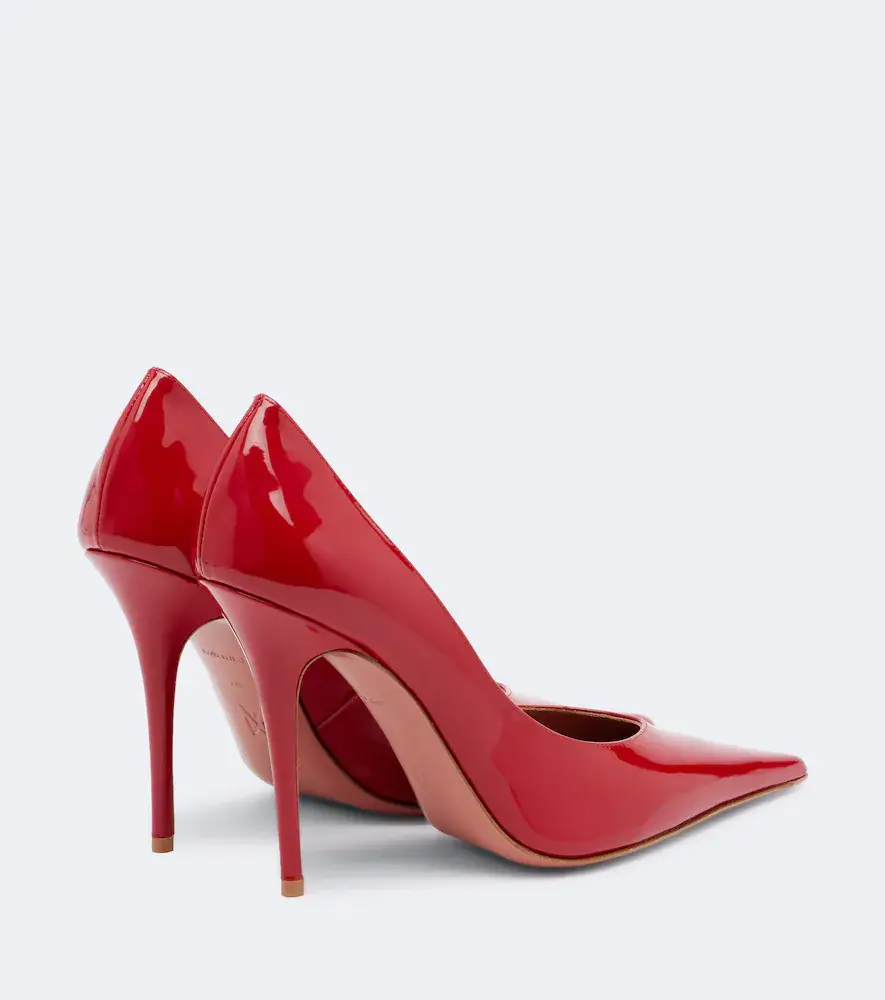 Amina Muaddi Anok patent leather pumps | Thumbnail 2