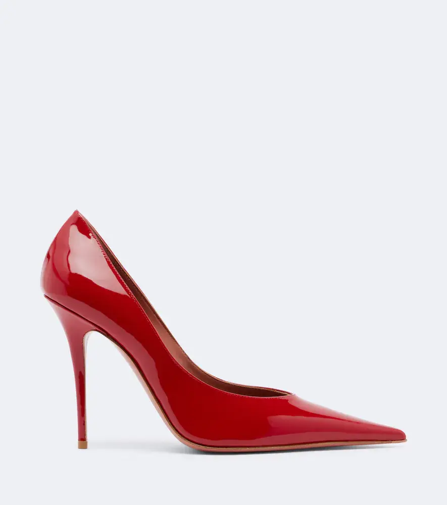 Amina Muaddi Anok patent leather pumps | Thumbnail 3