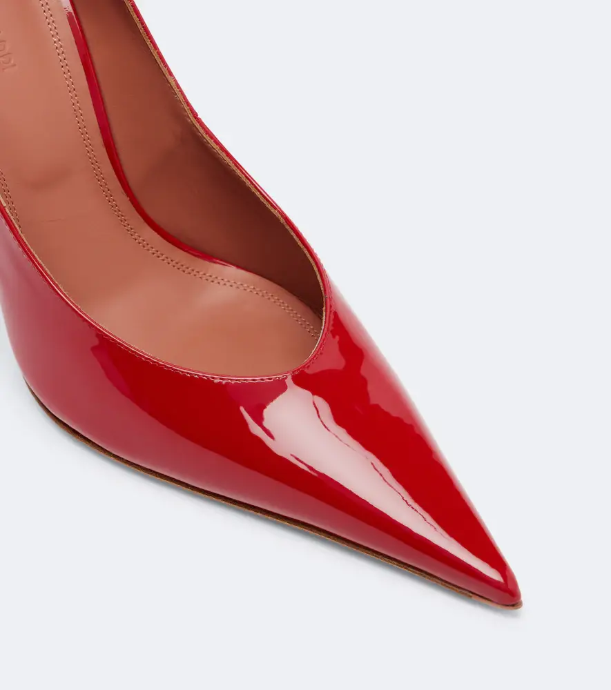 Amina Muaddi Anok patent leather pumps | Thumbnail 4
