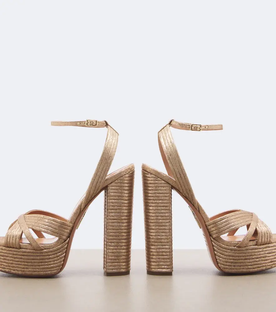 Aquazzura Sundance platform sandals | Thumbnail 3