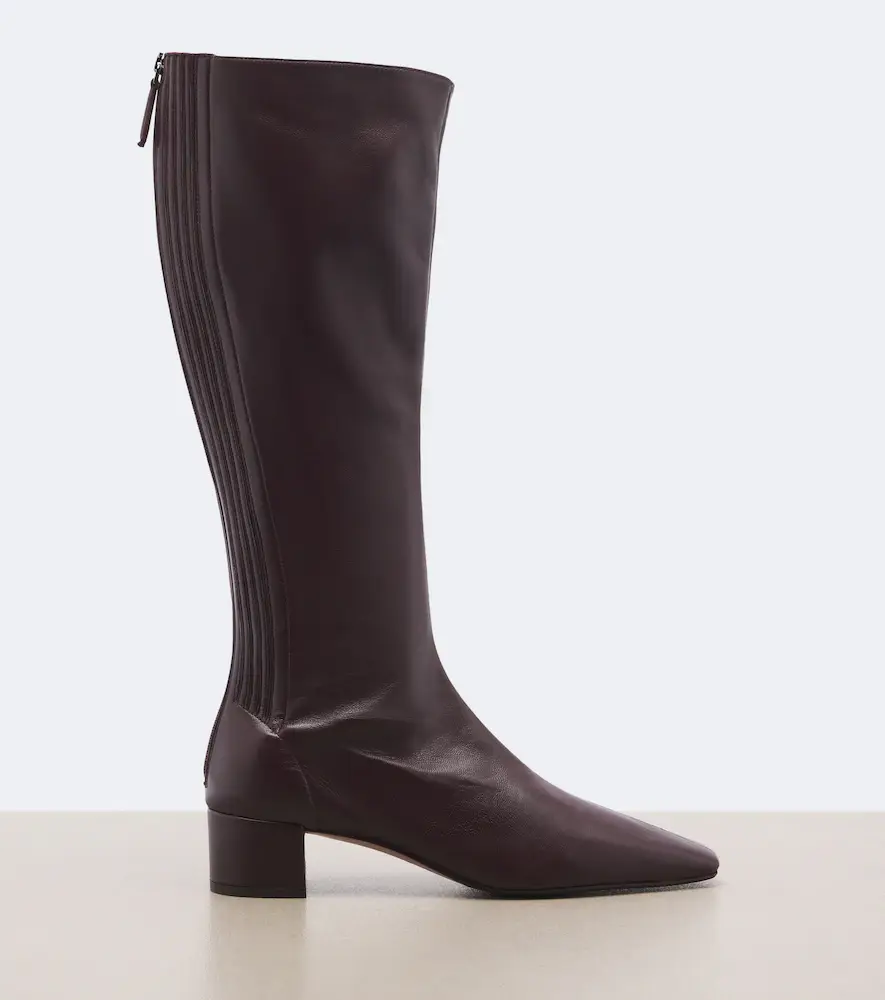 Aquazzura Saint Honoré leather knee-high boots | Thumbnail 3