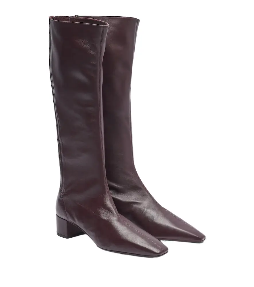 Aquazzura Saint Honoré leather knee-high boots