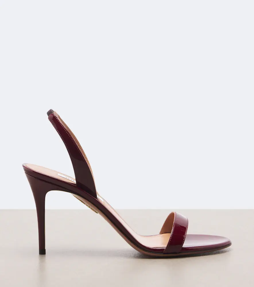 Aquazzura So Nude patent leather slingback sandals | Thumbnail 2 Aquazzura So Nude patent leather slingback sandals | Thumbnail 2