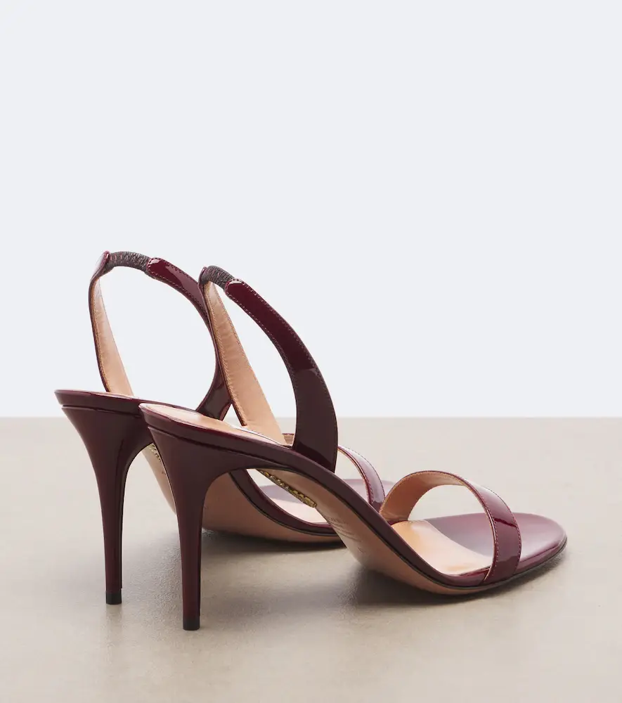 Aquazzura So Nude patent leather slingback sandals | Thumbnail 3 Aquazzura So Nude patent leather slingback sandals | Thumbnail 3