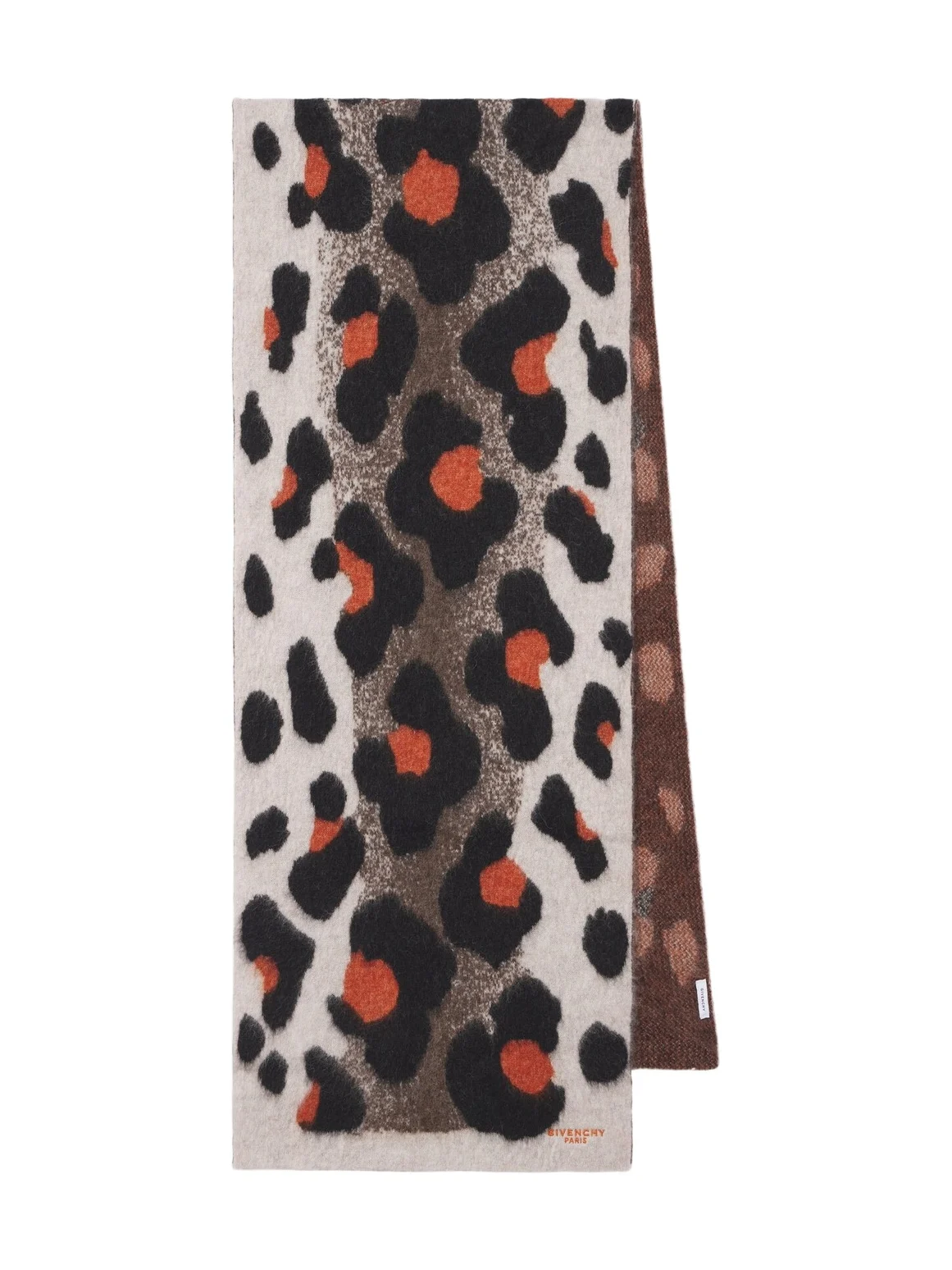 Givenchy Alpaca and wool-blend jacquard scarf