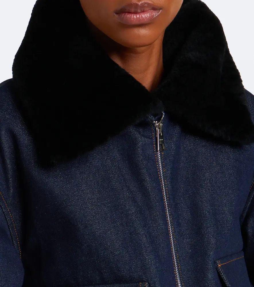 Givenchy Denim blouson jacket | Thumbnail 2 Givenchy Denim blouson jacket | Thumbnail 2