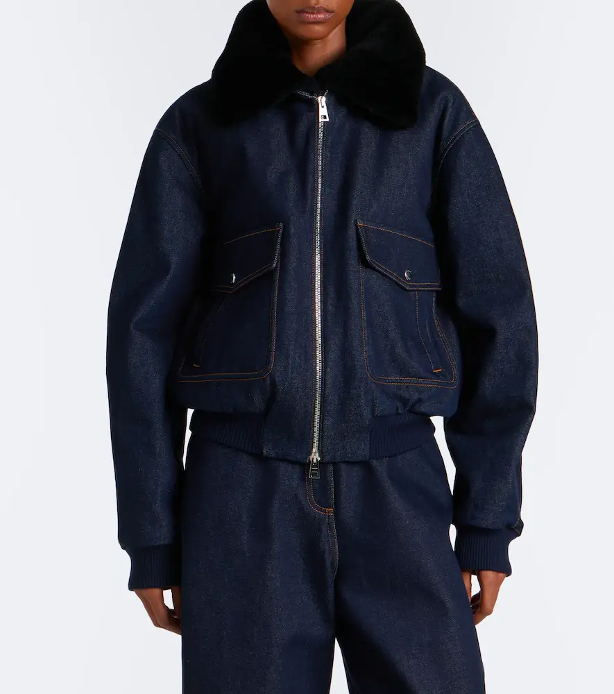Givenchy Denim blouson jacket | Thumbnail 8 Givenchy Denim blouson jacket | Thumbnail 8