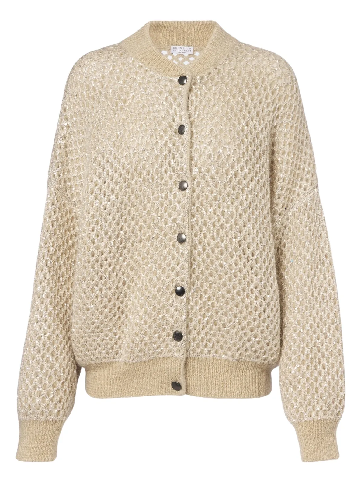 Open-knit mohair-blend cardigan Open-knit mohair-blend cardigan
