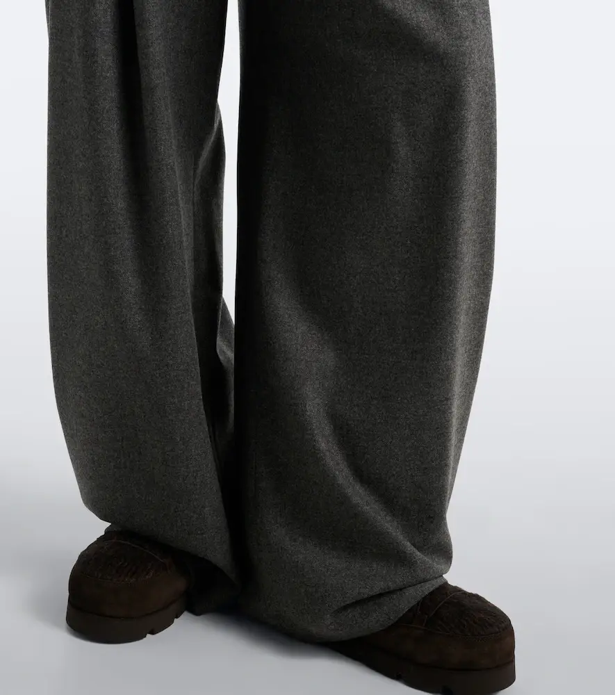 Brunello Cucinelli Wool and cashmere wide-leg pants | Thumbnail 5 Brunello Cucinelli Wool and cashmere wide-leg pants | Thumbnail 5
