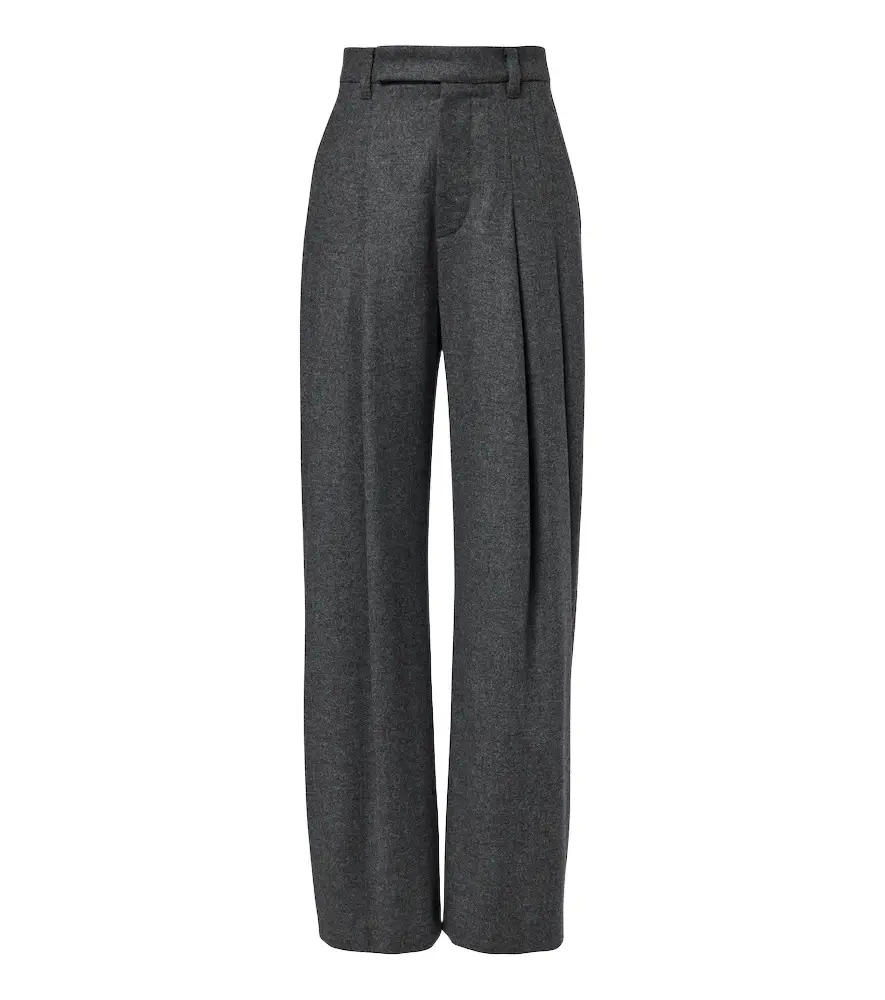 Wool and cashmere wide-leg pants Wool and cashmere wide-leg pants