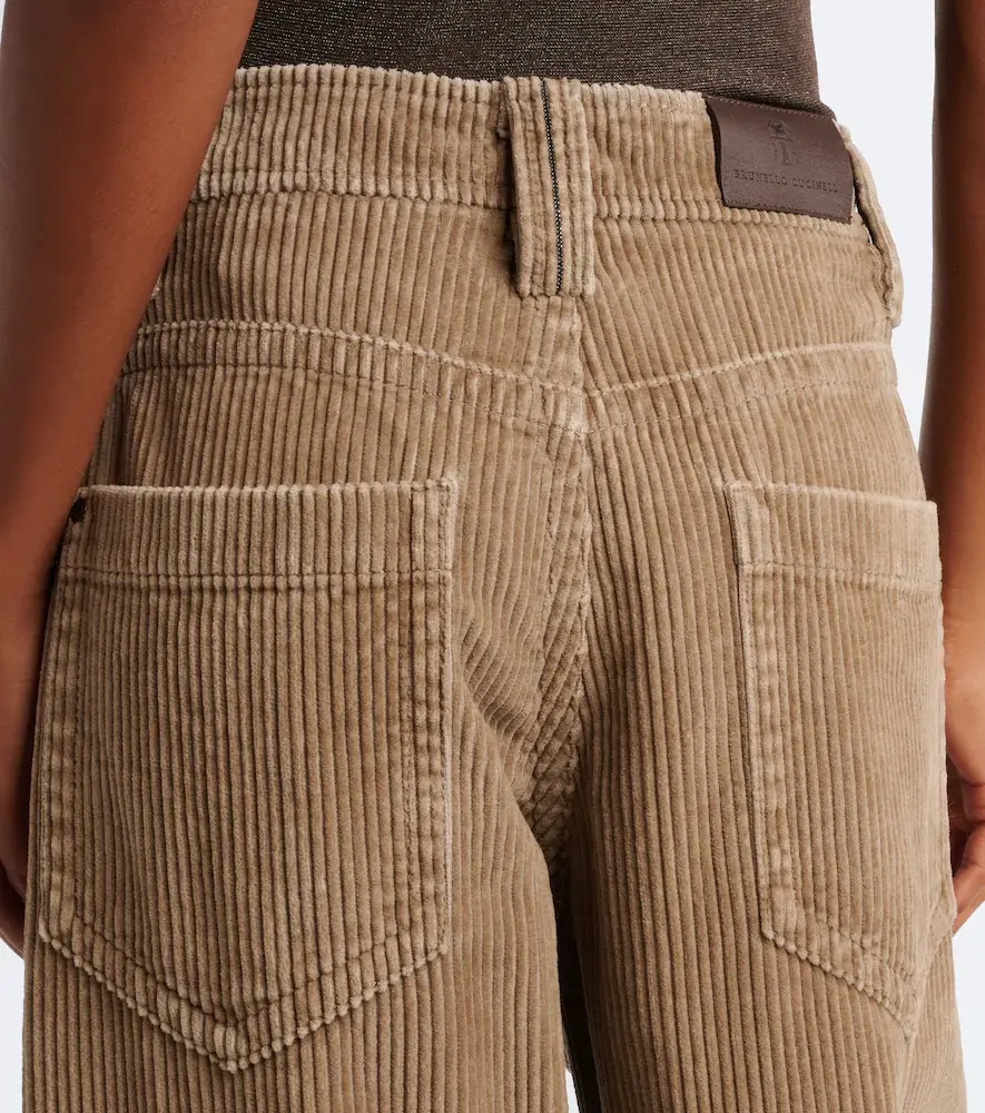 Brunello Cucinelli Monili cotton corduroy straight pants | Thumbnail 2 Brunello Cucinelli Monili cotton corduroy straight pants | Thumbnail 2